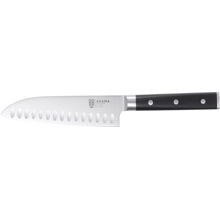 Asama Santoku kokkiveitsi 18 cm Musta