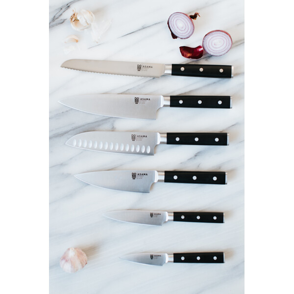 Asama Santoku kokkiveitsi (Kuva 4 tuotteesta 4)