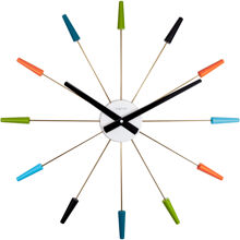 Plug Inn Seinäkello 58 cm Multi
