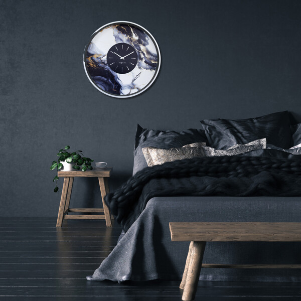 Marble Duo Seinäkello 48 cm (Kuva 6 tuotteesta 6)