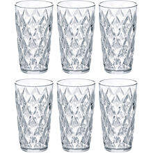 Crystal lasit Korkeat 6 kpl pakkaus