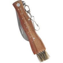 Stuti sieniveitsi puukahvalla ja harjalla