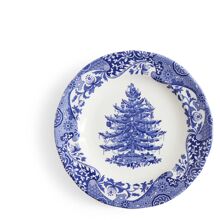 20 cm - Blue Italian Christmas Tree -lautanen