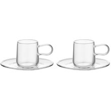Viva espressokuppi ja lautanen 8 cl 2 kpl pakkaus