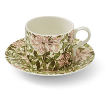 1 set - Honeysuckle - Morris & Co Teekuppi ja lautanen 0,28 L
