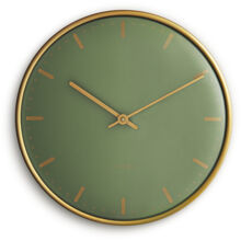 Kaupungintalon seinäkello vihreä 21 cm