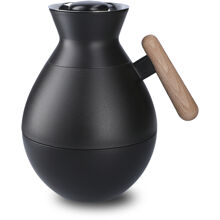 1 litraa - Musta - Rosendahl Stay warm Termospullo pyöreä