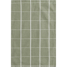 Vihreä - KL Keittiöpyyhe Ruudullinen Kierrätetty