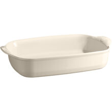 4 litraa - Cream - Emile Henry Uunivuoka Suorakulmainen