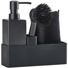 Leikkuulautasetti, 4 osaa Musta