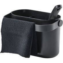 Tiskisetti, pyöreä, 3 osaa Musta