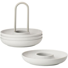 Singles Munakuppi pidikkeellä, 4 kpl pakkaus Warm Grey