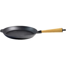 Valurautainen paistinpannu sankakahvalla 24 cm 