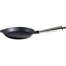 Valurautainen paistinpannu teräskahvalla 24 cm 