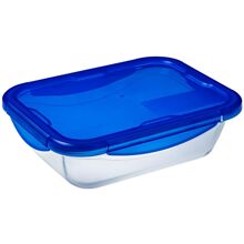 Cook&Go suorakulmainen lasinen säilytysrasia