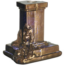 Rocky Baroque -kynttilänjalka 15 cm Glossy Glaze