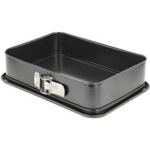 Suorakulmainen irtopohjavuoka 28 cm Ruostumaton teräs