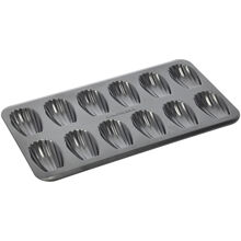 Madeleinevuoka 12 kappaleelle, terästä