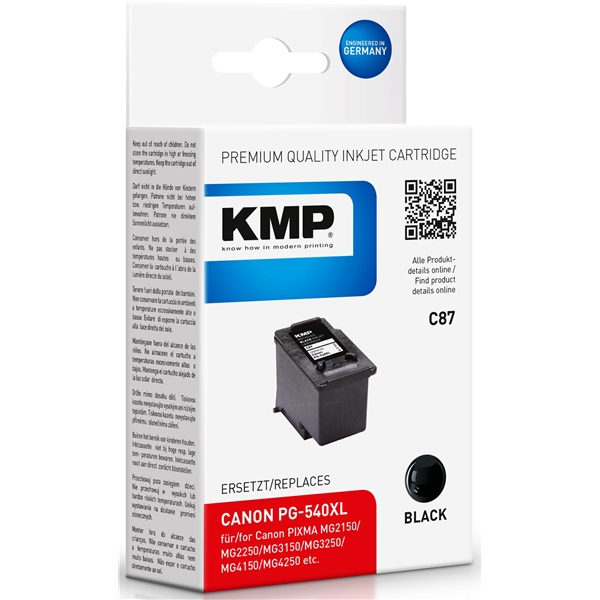 KMP C87 - Canon PG-540XL Black