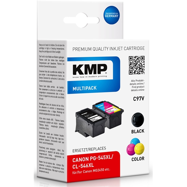 KMP C97V - Canon PG-545XL + CL-546XL