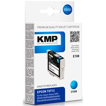 KMP E108 - Epson T0712 Cyan