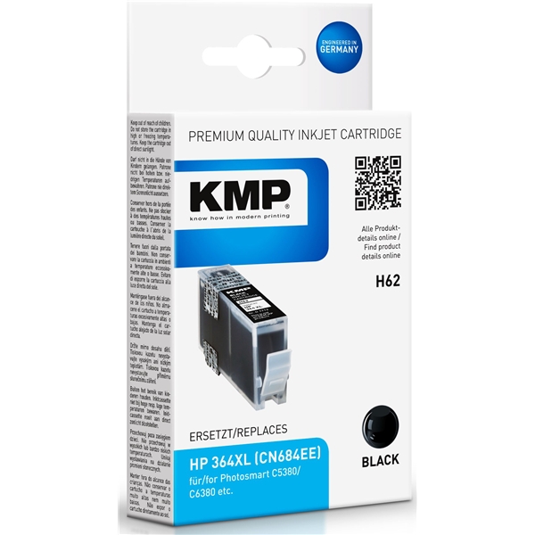 KMP H62 - HP 364XL Black