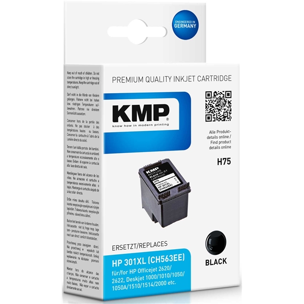 KMP H75 - HP 301XL Black