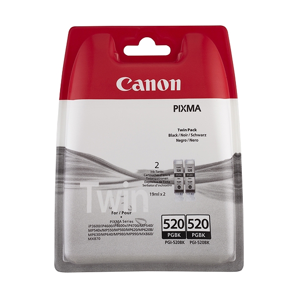 Canon PGI-520BK Twin Pack