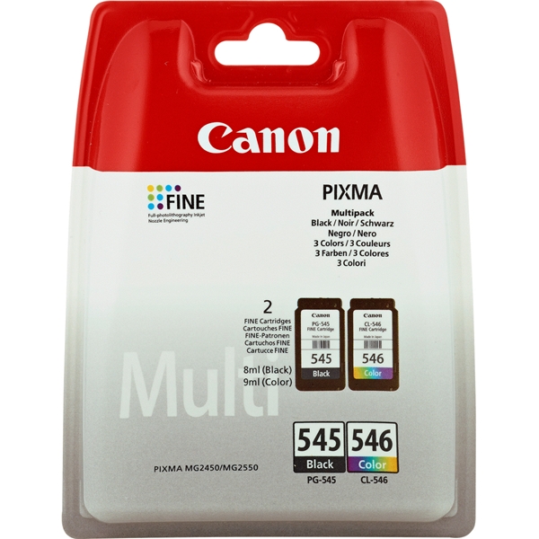 Canon PG-545 Black + CL-546 Colour