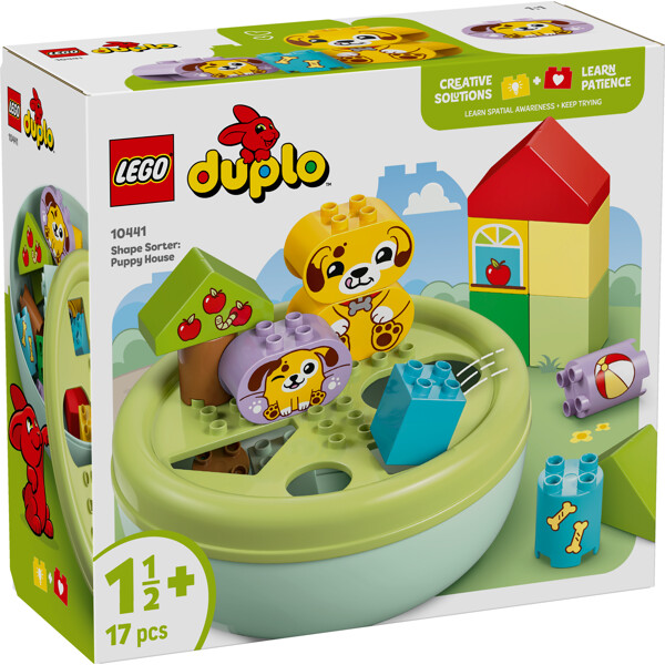 10441 LEGO Duplo Muotolajittelija: Koiranpentutalo (Kuva 1 tuotteesta 6)