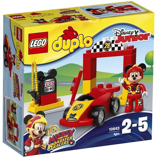 10843 LEGO DUPLO Mikin kilpa-auto (Kuva 1 tuotteesta 7)