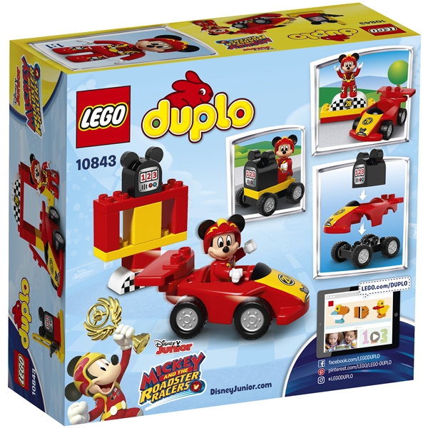 10843 LEGO DUPLO Mikin kilpa-auto (Kuva 2 tuotteesta 7)