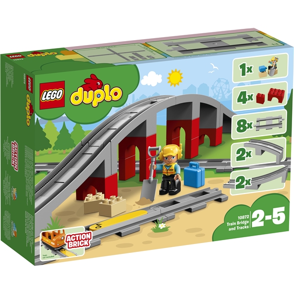 10872 LEGO DUPLO Junasilta ja junarata (Kuva 1 tuotteesta 4)