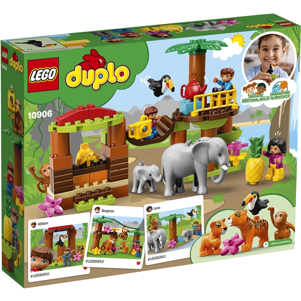 10906 LEGO Duplo Town Trooppinen saari (Kuva 2 tuotteesta 3)