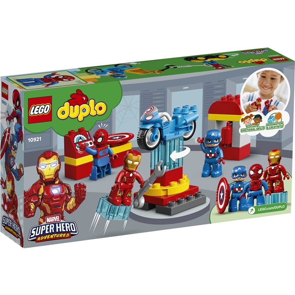 10921 LEGO Duplo Supersankarien laboratorio (Kuva 2 tuotteesta 3)