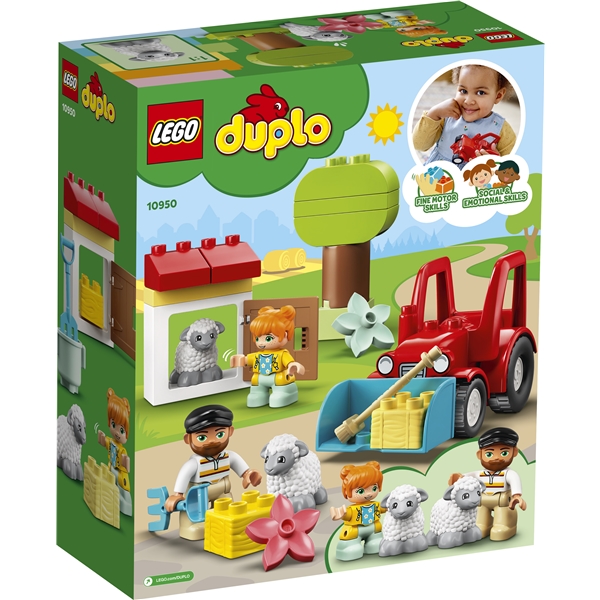 10950 LEGO Duplo Maatilan Traktori - hoitoeläimet (Kuva 1 tuotteesta 4)