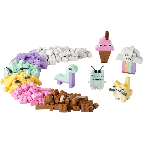11028 LEGO Classic Luovaa hupia Pastelliväreillä (Kuva 3 tuotteesta 6)