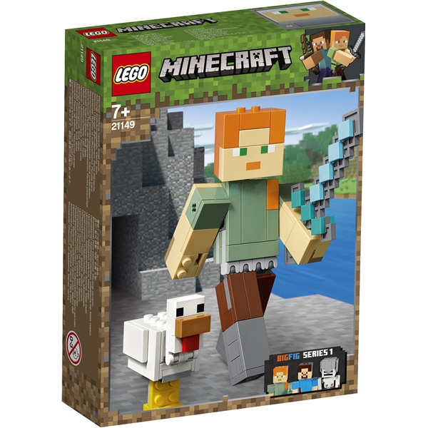 21149 LEGO® MINECRAFT Minecraft BigFig Alex (Kuva 1 tuotteesta 3)