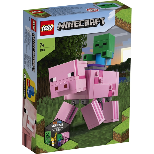 21157 LEGO Minecraft BigFig possu pikkuzombi (Kuva 1 tuotteesta 3)