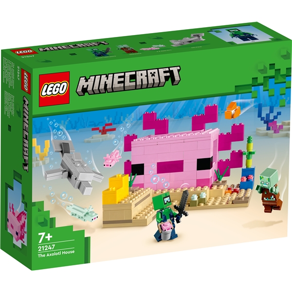 21247 LEGO Minecraft Aksolotlin Talo (Kuva 1 tuotteesta 6)