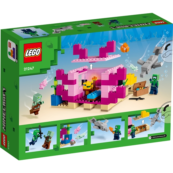 21247 LEGO Minecraft Aksolotlin Talo (Kuva 2 tuotteesta 6)
