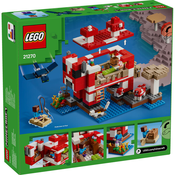 21270 LEGO Minecraft Mooshroom-talo (Kuva 2 tuotteesta 6)