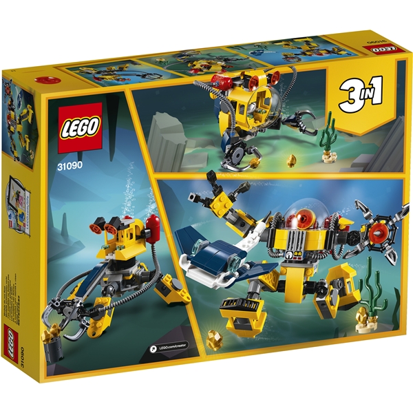 31090 LEGO Creator Vedenalainen robotti (Kuva 2 tuotteesta 5)