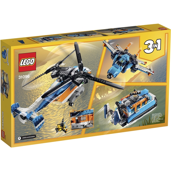 31096 LEGO Creator Kaksiroottorinen helikopteri (Kuva 2 tuotteesta 3)