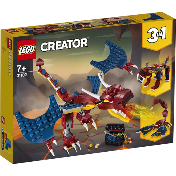 31102 LEGO Creator Tulilohikäärme (Kuva 1 tuotteesta 3)