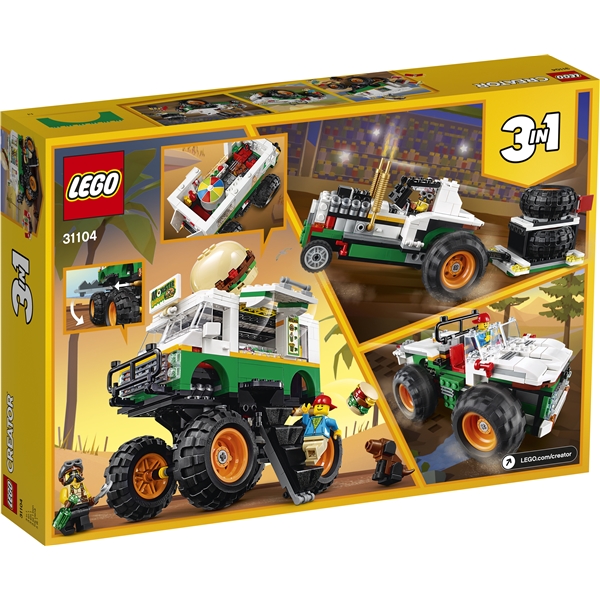 31104 LEGO Creator Purilaismonsteriauto (Kuva 2 tuotteesta 3)