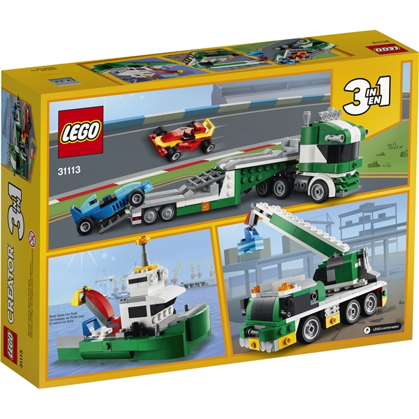 31113 LEGO Creator Kilpa-autojen kuljetusauto (Kuva 2 tuotteesta 6)