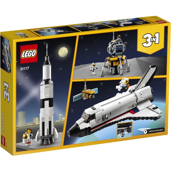 31117 LEGO Creator Avaruussukkulaseikkailu (Kuva 2 tuotteesta 3)
