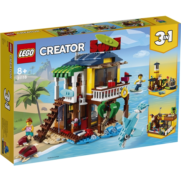 31118 LEGO Creator Surffaajan rantahuvila (Kuva 1 tuotteesta 5)