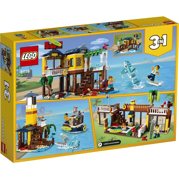 31118 LEGO Creator Surffaajan rantahuvila (Kuva 2 tuotteesta 5)
